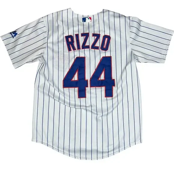 Majestic MLB Chicago Cubs Anthony Rizzo #44 baseball Jersey youth size large - Picture 2 of 7